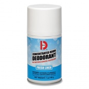 Big D Industries Metered Concentrated Room Deodorant, Fresh Linen Scent, 7 oz Aerosol Spray, 12/Box (472)