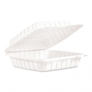 Dart Hinged Lid Containers, Single Compartment, 9 x 8.8 x 3, White, 150/Carton (90MFPPHT1R)