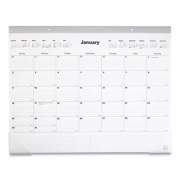 TRU RED Desk Pad Calendar, 17 x 22, White/Black Sheets, Gray Binding, Clear Corners, 12-Month (Jan to Dec): 2022 (5970122)