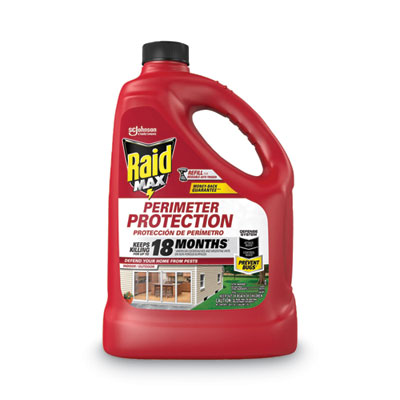 Raid MAX Perimeter Protection, 128 oz Bottle Refill, 4/Carton (316225)
