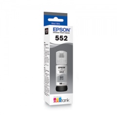 Epson T552520S (T552) Claria High-Yield Ink, 70 mL, Gray