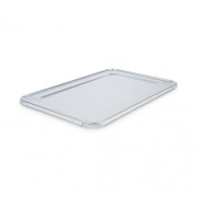 Boardwalk Full Size Aluminum Steam Table Pan Lid, Deep, 50/Carton (LIDSTEAMFL)
