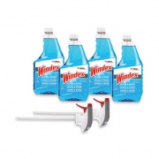 Windex Original Glass Cleaner, Fresh Scent, 32 oz Spray Bottle, 4/Carton (327171)