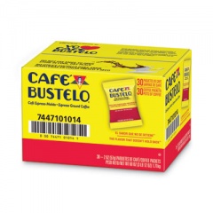 Cafe Bustelo Coffee, Espresso, 2oz Fraction Pack, 30/Carton (01014)