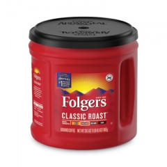 Folgers Coffee, Classic Roast, 30 1/2 oz Canister, 6/Carton, 294/Pallet (20421PL)
