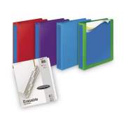 Mead Durable D-Ring View Binder Plus Pack, 3 Rings, 1" Capacity, 11 x 8.5, Assorted, 4/Carton (66514AU)