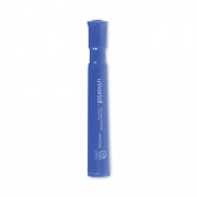 Universal Chisel Tip Permanent Marker, Broad Chisel Tip, Blue, Dozen (07053)
