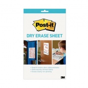 Post-it Dry Erase Sheets, 7 x 11.3, White, 3/Pack (DEFSHEETS3PK)