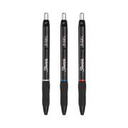 Sharpie High-Performance Gel Pen, Retractable, Medium 0.7 mm, Assorted Ink Colors, Black Barrel, Dozen (2096153)
