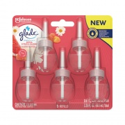 Glade Plugins Scented Oil Refill, Joyful Citrus and Daisies, 0.67 oz, 5/Pack (326636)