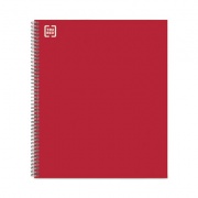 TRU RED Premium One-Subject Notebook, Medium/College Rule, Red Cover, 11 x 8.5, 90 Micro-Perforated Sheets (58357MCC)