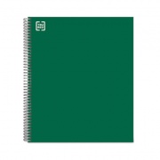 TRU RED Premium Three-Subject Notebook, Medium/College Rule, Green Cover, 11 x 8.5, 138 Micro-Perforated Sheets (58362MCC)