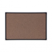 Universal Tech Cork Board, 36 x 24, Cork, Black Plastic Frame (43022)