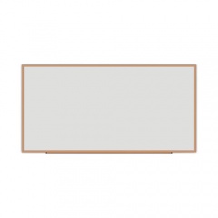 Universal Dry-Erase Board, Melamine, 96 x 48, White, Oak-Finished Frame (43620)