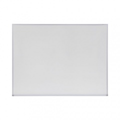 Universal Dry Erase Board, Melamine, 48 x 36, Satin-Finished Aluminum Frame (43624)