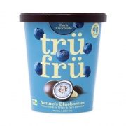 Tru Fru Nature's Hyper-Chilled Blueberries in White and Dark Chocolate, 5 oz Cup, 8/Carton, Delivered in 1-4 Business Days (90300270)