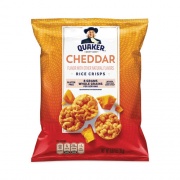 Quaker Rice Crisps, Cheddar Cheese, 0.67 oz Bag, 60 Bags/Box, Delivered in 1-4 Business Days (29500051)