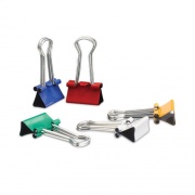 Universal Binder Clips in Dispenser Tub, Small, Assorted Colors, 40/Pack (31028)