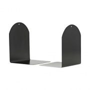 Universal Magnetic Bookends, 6 x 5 x 7, Metal, Black, 1 Pair (54071)
