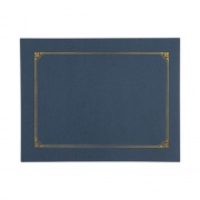 Universal Certificate/Document Cover, 8 1/2 x 11 / 8 x 10 / A4, Navy, 6/Pack (76897)