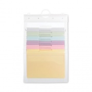 Smead Cascading Wall Organizer, 6 Sections, Letter, 14.25 x 24.25, Pastel/Assorted Colors (92064)