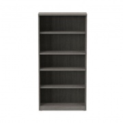Alera Valencia Series Bookcase, Four-Shelf, 31.75w x 14d x 64.75h, Gray (VA636632GY)
