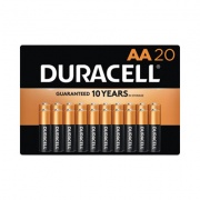 Duracell CopperTop Alkaline AA Batteries, 20/Pack (MN1500B20Z)