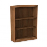 Alera Valencia Series Bookcase, Three-Shelf, 31 3/4w x 14d x 39 3/8h, Mod Walnut (VA634432WA)