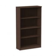 Alera Valencia Series Bookcase, Four-Shelf, 31 3/4w x 14d x 54 7/8h, Espresso (VA635632ES)