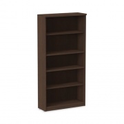 Alera Valencia Series Bookcase, Five-Shelf, 31 3/4w x 14d x 64 3/4h, Espresso (VA636632ES)