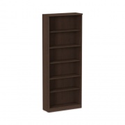Alera Valencia Series Bookcase, Six-Shelf, 31 3/4w x 14d x 80 1/4h, Espresso (VA638232ES)