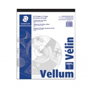 Staedtler Mars Translucent Vellum Art and Dra fting Paper, 16lb, 8.5 x 11, 50/Pad (946811P)