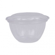 Eco-Products Renewable and Compostable Containers, 18 oz, 5.5" Diameter x 2.3"h, Clear, 150/Carton (EPSB18)