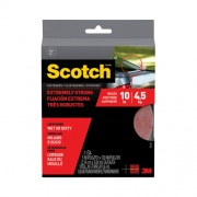 Scotch Extreme Fasteners, 1" x 10 ft, Clear, 2/Pack (RF6760)