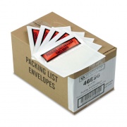 Quality Park Self-Adhesive Packing List Envelope, 4.5 x 5.5, Clear/Orange, 1,000/Carton (46896)