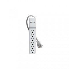 Belkin Components 6 Outlet Surge Protector, 6 Ft. Cord (BE106001-06R)