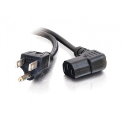 C2G 12ft Right Angle Universal Power Cord (53409)