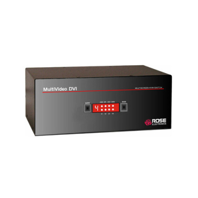 Rose Electronics 1x4 Kvm Dvi Switch Tri Video (MDM-4T3DDL/A1)