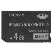 Sony Card,memorystick Pro Duo,4g,mark 2 (MSMT4G/TQMN)