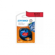 DYMO Letratag Labels, Plastic - Red 9 (91333)