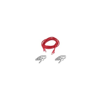 Belkin Components Cat6 Patch Cable Rj45m/rj45m 12ft Red (A3L980-12-RED-S)