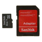 Sandisk Card, Sdhc, Micro, 32gb, With Apapter (SDSDQM-032G-B35A)