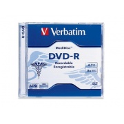 Verbatim 1pk Dvd-r 4.7gb 8x Medidisctherm Pt J/c (94905)