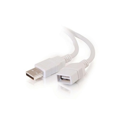 C2G 2m Usb Extension Cable - 2.0 M/f White (19018)
