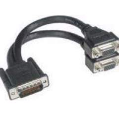 C2G 9in Lfh-59 Male To (2) Hd15 Female Cable (38065)