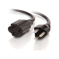 C2G 6ft 18 Awg Outlet Saver Power Cord (03115)