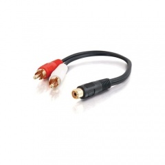 C2G Rca Female To (2) Rca Male Y-cable (03181)