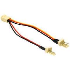 C2G 4in 3-pin Fan Power Y-cable (27391)