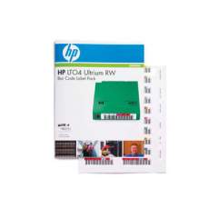 HP Lto4 Ultrium Rw Bar Code Label Pack (Q2009A)