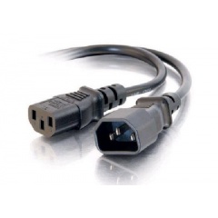 C2G 2ft Computer Power Ext Cord - C13 To C14 (03142)